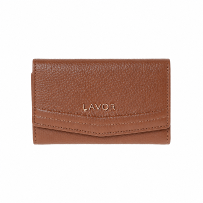 Lavor 1-6019 Μεγάλο Δερμάτινο Γυναικείο Πορτοφόλι με RFID Mocha