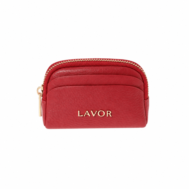 Lavor 1-6196 Γυναικείο Δερμάτινο Πορτοφόλι Μικρό Κόκκινο