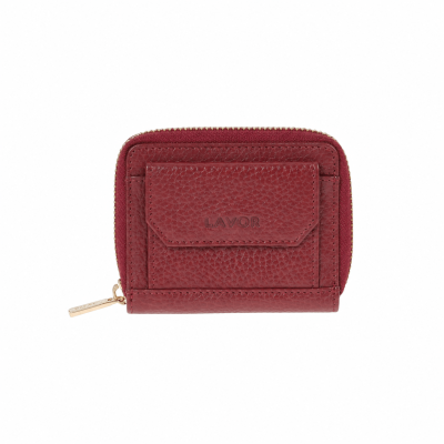 Lavor 1-6195 Μικρό Δερμάτινο Γυναικείο Πορτοφόλι Cherry