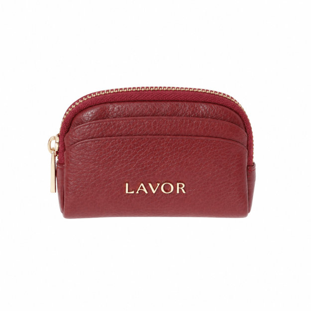 Lavor 1-6196 Γυναικείο Δερμάτινο Πορτοφόλι Μικρό Cherry