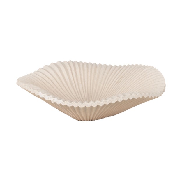 ESTIA ΔΙΑΚΟΣΜΗΤΙΚΟ ΜΠΟΛ NYRA ΜΕ ΡΑΒΔΩΣΕΙΣ 30cm IVORY