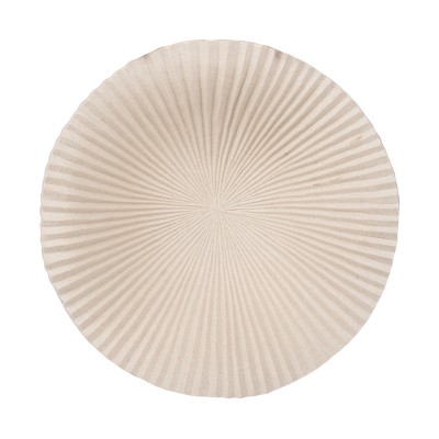 ESTIA ΔΙΑΚΟΣΜΗΤΙΚΟ ΜΠΟΛ NYRA ΜΕ ΡΑΒΔΩΣΕΙΣ 30cm IVORY