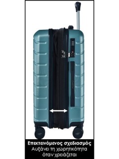 Lavor 1-601 Μεγάλη Βαλίτσα Ταξιδιού Σκληρή Μέντα με 4 Ρόδες 75x45x33cm 90L