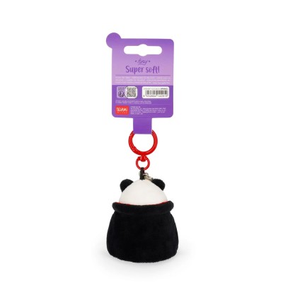 Legami Milano Halloween Panda Plush Key Ring "Bam-Boo!" - Tiny Super Soft! SPK0021