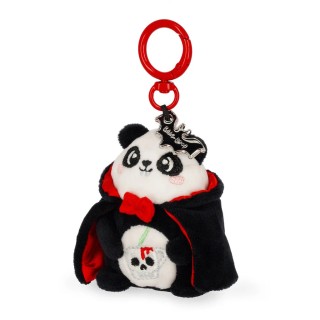 Legami Milano Halloween Panda Plush Key Ring "Bam-Boo!" - Tiny Super Soft! SPK0021