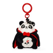 Legami Milano Halloween Panda Plush Key Ring "Bam-Boo!" - Tiny Super Soft! SPK0021