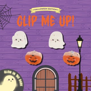 Legami Milano Halloween Set of Four Mini Hair Clips - Clip Me Up! HCL0005