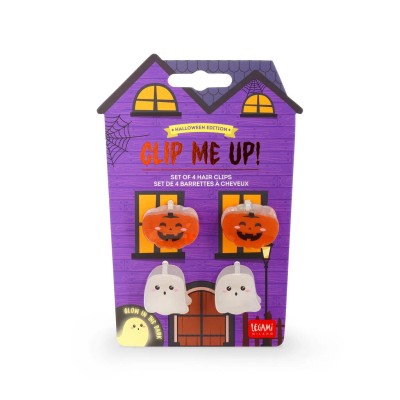 Legami Milano Halloween Set of Four Mini Hair Clips - Clip Me Up! HCL0005