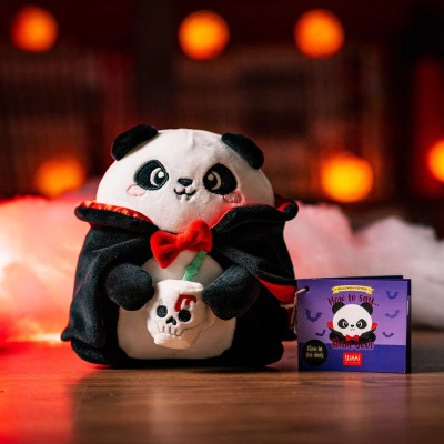 Legami Milano Panda Stuffed Toy "Bam-Boo" Halloween - Mini Super Soft! MSC0021