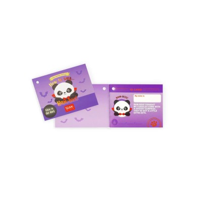 Legami Milano Panda Stuffed Toy "Bam-Boo" Halloween - Mini Super Soft! MSC0021