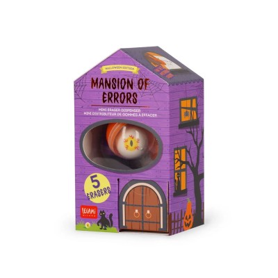Legami Milano Mini Eraser Dispenser - Mansion of Errors ED0001
