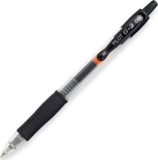 Pilot Στυλό Gel 0.5mm με Μαύρο Mελάνι G-2 BL-G2-5B