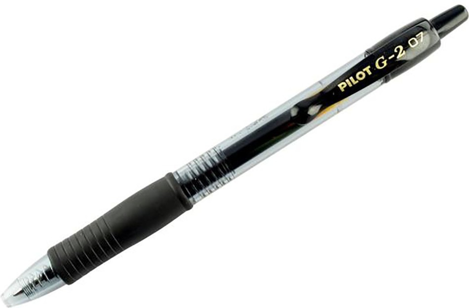 Pilot Στυλό Gel 0.7mm με Μαύρο Mελάνι G-2 BL-G2-7B