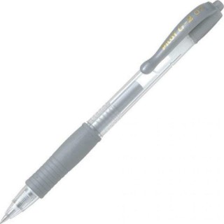 Pilot Στυλό Gel 0.7mm με Ασημί Mελάνι G-2 BL-G2-7SI