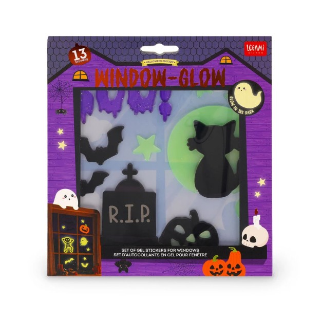 Legami Milano Set of Gel Window Stickers - Windo-Glow GGH0002