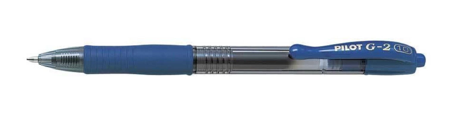 Pilot Στυλό Gel 1.0mm με Μπλε Mελάνι G-2 BL-G2-10L