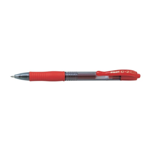 Pilot Στυλό Gel 1.0mm με Κόκκινο Mελάνι G-2 BL-G2-10R
