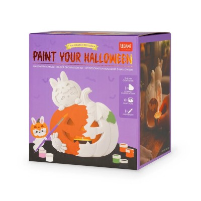 Legami Milano Halloween Candle-Holder Decoration Kit - Paint Your Halloween PSE0002