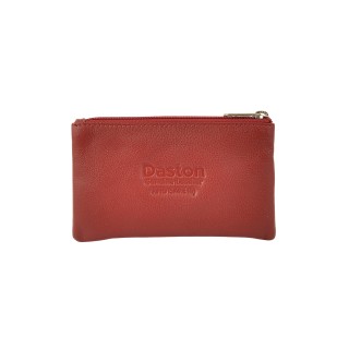 Daston 141 Γυναικείο Δερμάτινο Πορτοφόλι Μικρό Κόκκινο