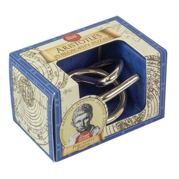 Professor Puzzle Aristotle’s Philosophy Mini Γρίφος από Μέταλλο για 7+ Ετών MG-6
