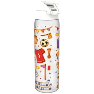 Ion8 Slimkids Παιδικό Παγούρι Ποδόσφαιρο Πλαστικό Λευκό 500ml (Διάφορα Σχέδια/Χρώματα) I8RF500PIFOOT