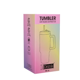 I-Total Κούπα Θερμός Travel Mug 1.2lt Rainbow ID0259