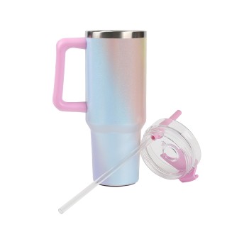 I-Total Κούπα Θερμός Travel Mug 1.2lt Rainbow ID0259