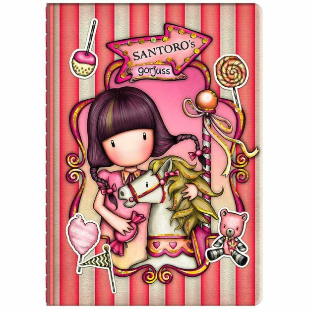 Santoro Carousel Σημειωματάριο με Αυτοκόλλητα 203985