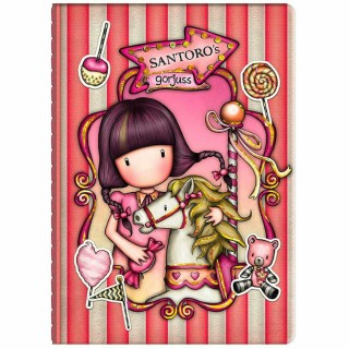 Santoro Carousel Σημειωματάριο με Αυτοκόλλητα 203985