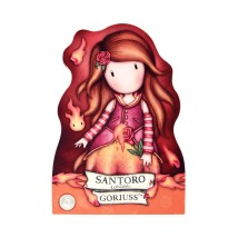 Santoro Fire In My Heart Μπλοκ Σημειώσεων Ριγέ Elements 941GJ10
