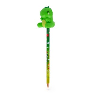 Legami Milano Pencil with Squishy Dino "Rooarrr!" - Squeezies PSQ0005