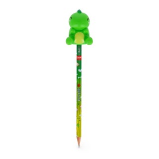 Legami Milano Pencil with Squishy Dino "Rooarrr!" - Squeezies PSQ0005