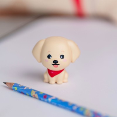 Legami Milano Pencil with Squishy Golden Retriver "Fur-ever Friends" - Squeezies PSQ0008