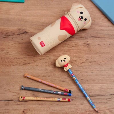 Legami Milano Pencil with Squishy Golden Retriver "Fur-ever Friends" - Squeezies PSQ0008