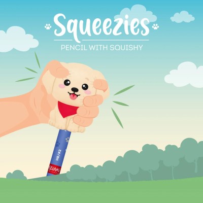 Legami Milano Pencil with Squishy Golden Retriver "Fur-ever Friends" - Squeezies PSQ0008