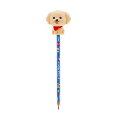 Legami Milano Pencil with Squishy Golden Retriver "Fur-ever Friends" - Squeezies PSQ0008