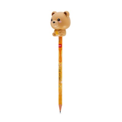 Legami Milano Pencil with Squishy Teddy Bear "Dream Big" - Squeezies PSQ0003