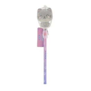 Legami Milano Pencil with Squishy Kitty "Be Curious" - Squeezies PSQ0002