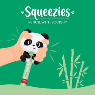 Legami Milano Pencil with Squishy Panda "Hug me" - Squeezies PSQ0001