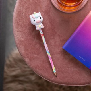 Legami Milano Pencil with Squishy Unicorn "Believe In Magic" - Squeezies PSQ0004