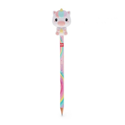 Legami Milano Pencil with Squishy Unicorn "Believe In Magic" - Squeezies PSQ0004