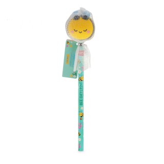 Legami Milano Pencil with Squishy Bee "Be Different" - Squeezies PSQ0006