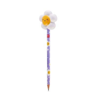 Legami Milano Pencil with Squishy Diasy "Oh Happy Daisy" - Squeezies PSQ0007