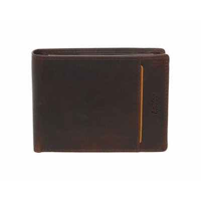 Lavor 1-6129 Δερμάτινο Ανδρικό Πορτοφόλι με RFID Καφέ