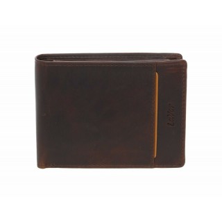 Lavor 1-6129 Δερμάτινο Ανδρικό Πορτοφόλι με RFID Καφέ