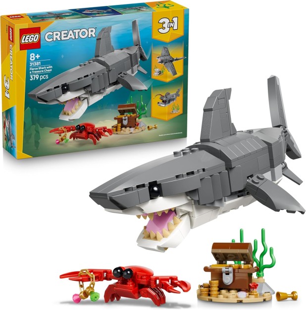 LEGO® CREATOR: FIERCE SHARK WITH A TREASURE CHEST