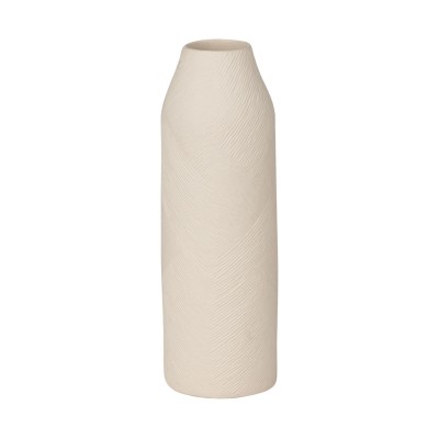 ESTIA ΑΝΑΓΛΥΦΟ ΒΑΖΟ CLAYRA ΚΕΡΑΜΙΚΟ 29cm IVORY