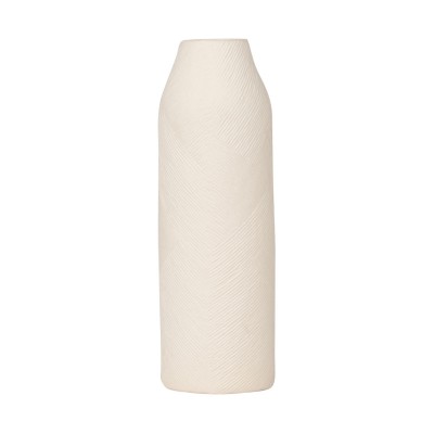 ESTIA ΑΝΑΓΛΥΦΟ ΒΑΖΟ CLAYRA ΚΕΡΑΜΙΚΟ 29cm IVORY