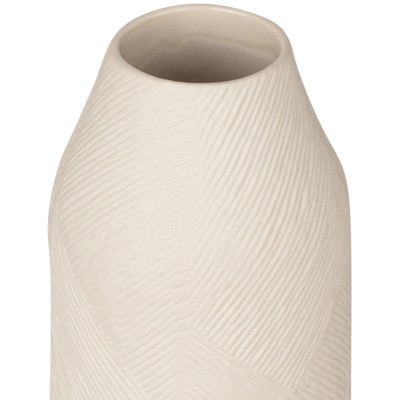 ESTIA ΑΝΑΓΛΥΦΟ ΒΑΖΟ CLAYRA ΚΕΡΑΜΙΚΟ 29cm IVORY