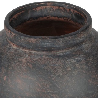 ESTIA ΒΑΖΟ CLAYRA ΜΕ ΟΡΓΑΝΙΚΟ ΣΧΗΜΑ ΚΕΡΑΜΙΚΟ 8.7cm RUST
